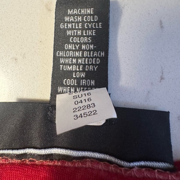 INC International Concepts Red Relaxed Tank Top Size Large - Picture 8 of 8